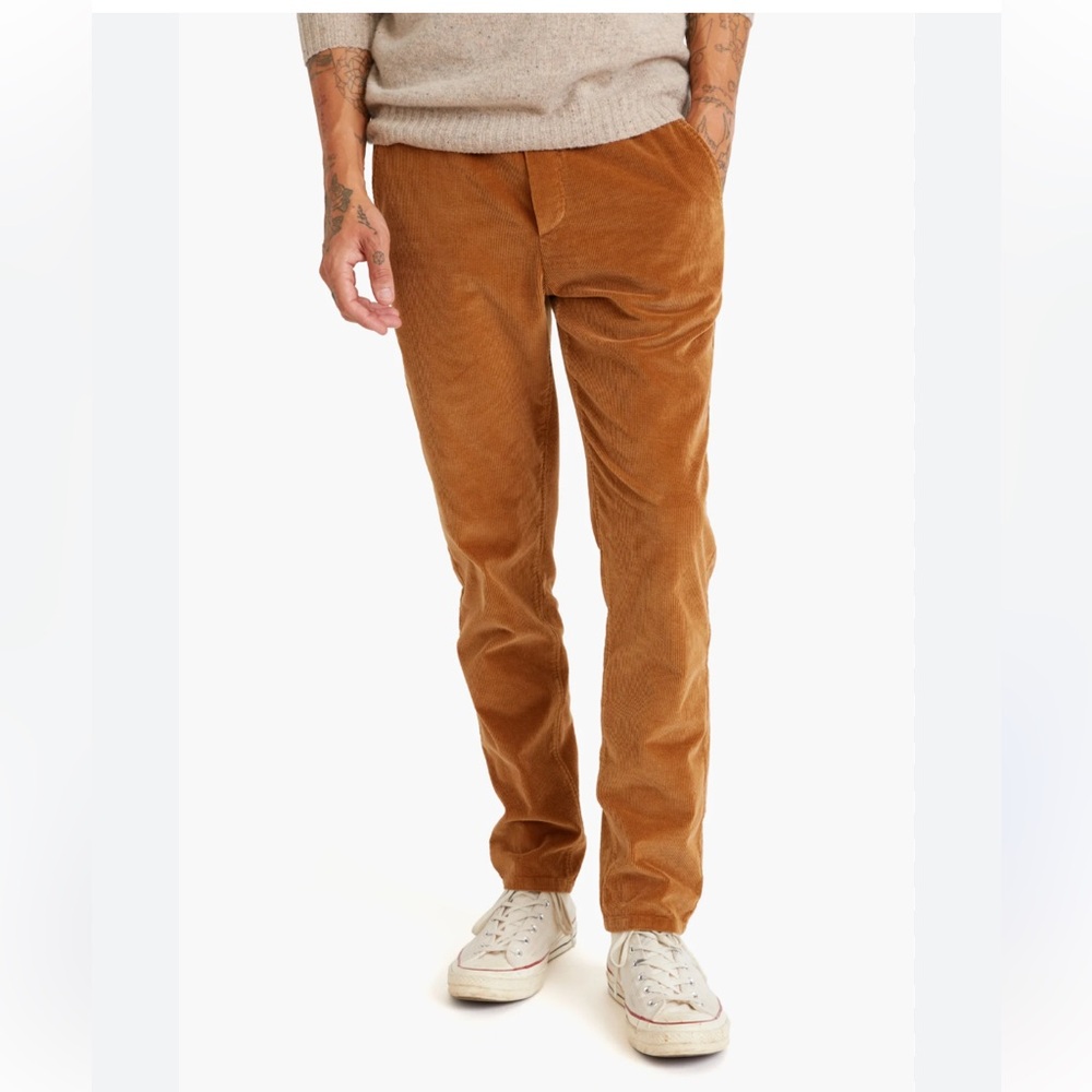 Marine Layer Brown Corduroy Chinos